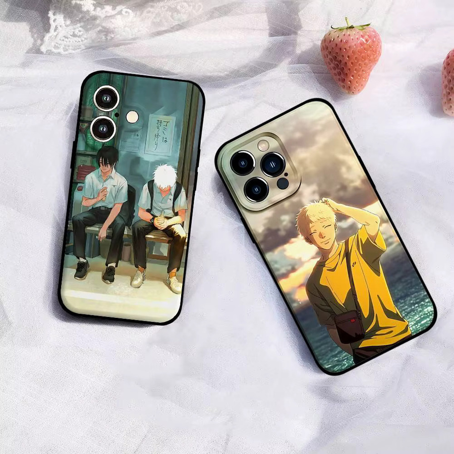 Anime The Summer Hikaru Died Handyhülle in Schwarz für Apple iPhone 11 bis 17 Modelle - Bild 3