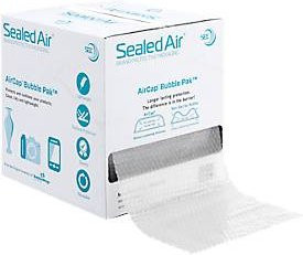 AirCap Luftpolsterfolie in der Spenderbox, transparent, Breite: 30 cm, Länge: 50 m - Bild 1
