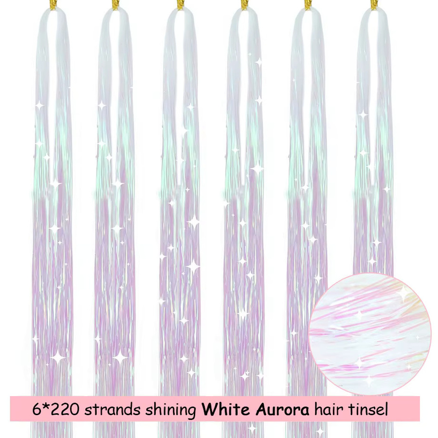 Soul Queen Haar-Glitzer-Set, Haarverlängerungswerkzeuge und Zubehör - Bild 1