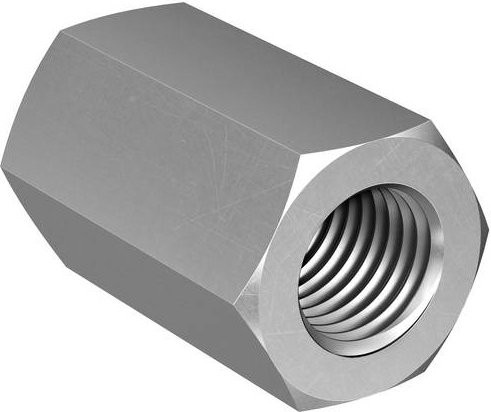 Fischer Verlängerungsmuffe M10 A4 Edelstahl Silber 50 Stück Länge: 30 mm - Bild 1