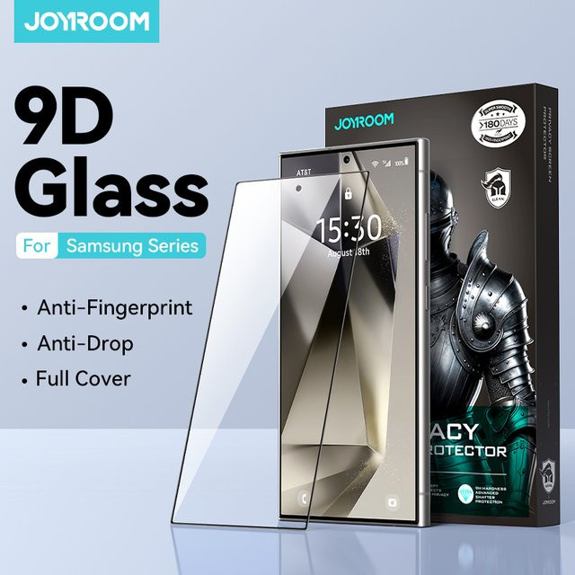 Joyroom HD Glas-Displayschutzfolie für Samsung Galaxy S26 Ultra S26 S26+ Transparent 9H Gehärtetes Glas mit vollständiger Abdeckung - Bild 1