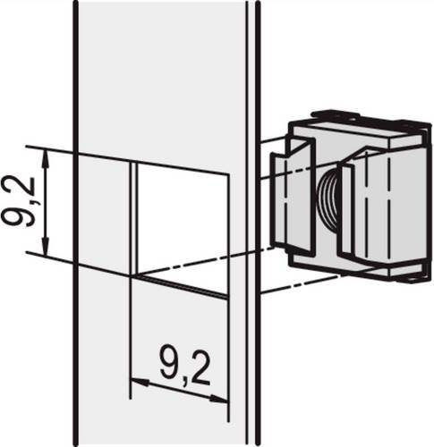 Schroff Befestigungskit 21100215 T-Shape Set mit 3 Stück - Bild 1