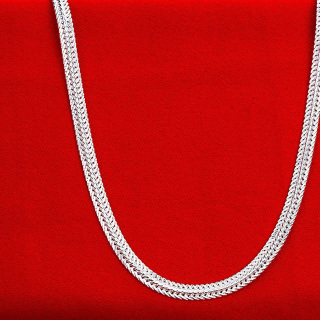Kettenkette 925 Silber, Unisex, 55 cm - Bild 1