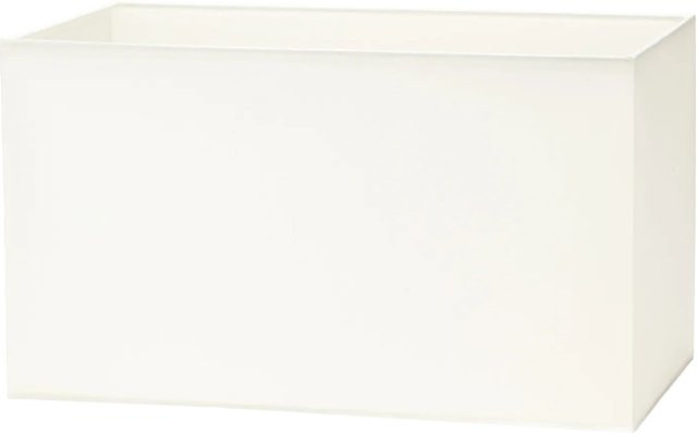 Orion Lightstyle Lampenschirm Rechteckig aus Stoff in Creme, B: 40 cm, T: 22 cm, H: 23 cm - Bild 1