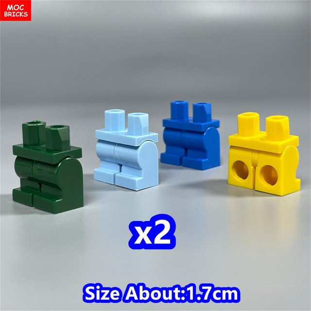 Yiran toy MOC Steine 17mm Hose Bewegliche Kurze Beine, 8-teiliges Set, ab 6 Jahren - Bild 1