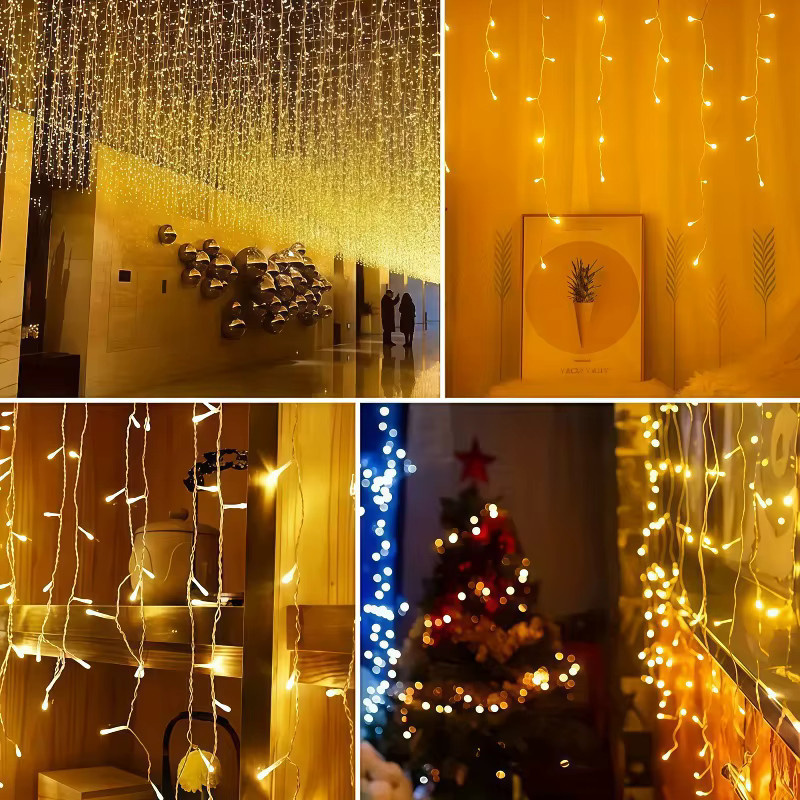 OKAL RED EAST USB LED Eisbar-Lichterkette in Mehrfarbig RGB mit 8 Modi und Tastensteuerung für die Weihnachtsdekoration an Fenster und Wand - Bild 2