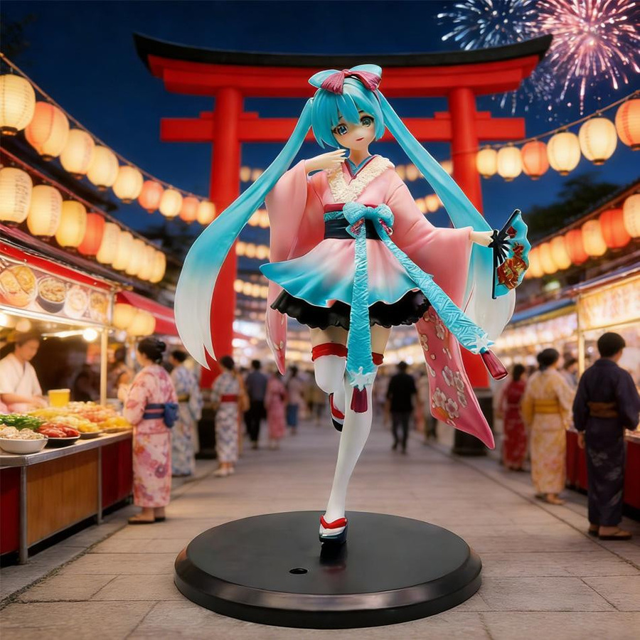 Hatsune Miku Blumenfee Anemone Figur 20cm Anime Figur - Bild 3