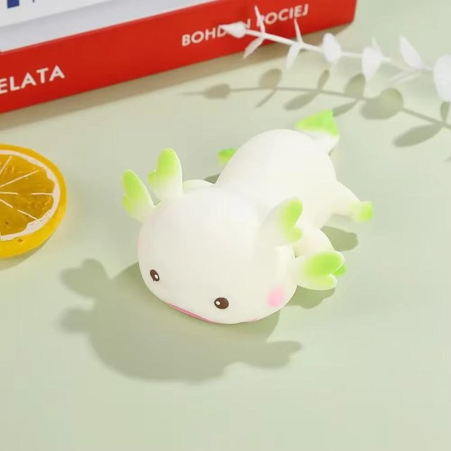 Discover Intime Axolotl Quetschball, Niedlicher Fisch, Antistress, Dehnbar - Bild 1