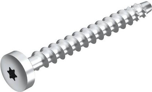 50 Stück OBO Bettermann Brandschutz-Schraubanker MMS-plus aus verzinktem Stahl, Durchmesser: 7,5 mm, Länge: 80 mm, Farbe: Silber - Bild 1