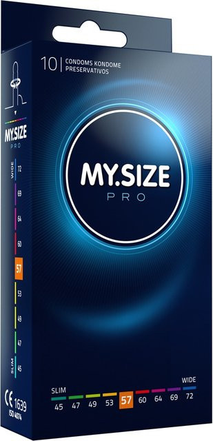 MY.SIZE Kondome, 57 mm, allergenarm, Unisex - Bild 1
