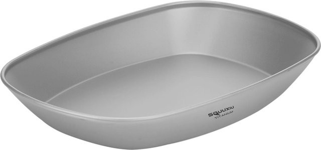 TOMTOP JMS Titanplatte Silber – Ultraleichter und stapelbarer Campingteller für Grill- und Fischteller-Einsätze - Bild 1