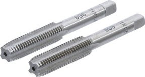 BGS Gewindebohrer Set Vor- und Fertigschneider M11 x 1,5 mm, 2-teilig, silber - Bild 1
