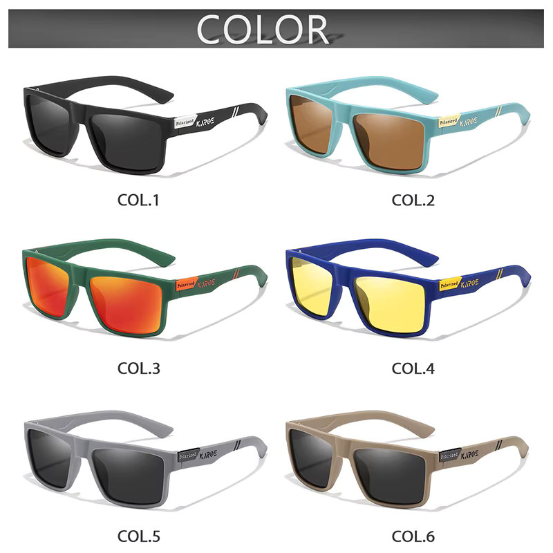 Karos Sonnenbrille, polarisiert, rectangular, Kunststoff, Unisex - Bild 2