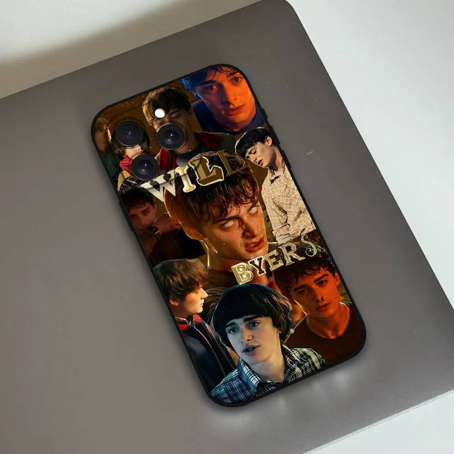 N-Noah Schnapp Handyhülle für iPhone in verschiedenen Modellen, Matte weiche Silikon-Schutzhülle, Multicolour - Bild 4