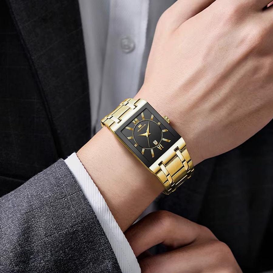 VA VA VOOM Armbanduhr, Quarz, Edelstahl, Blau, Herren - Bild 3