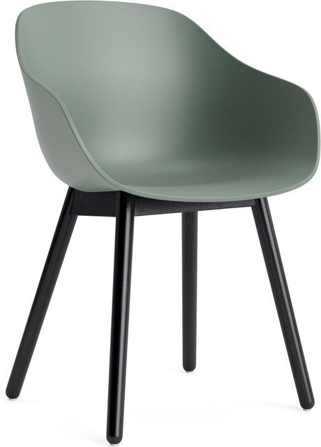 HAY About A Chair AAC 212 Armlehnenstuhl aus Holz in Grün mit organischem Design - Bild 1