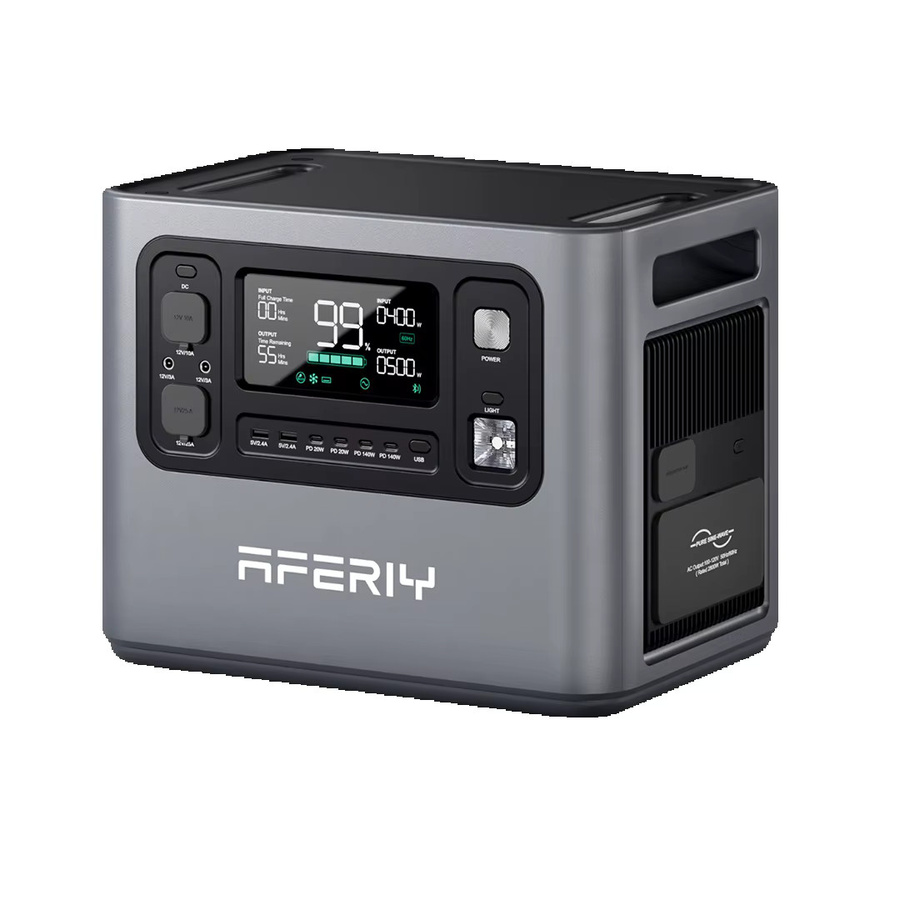 AFERIY P210 Mobile Stromversorgung Tragbare Lithium-Batterie 2400W Spitze 4800W Grau - Bild 9
