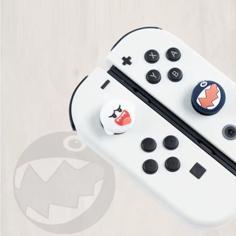 Woof Ghost Silikon Joystick Abdeckung für Nintendo Switch OLED, Lite und Joy-Con Controller - Bild 3
