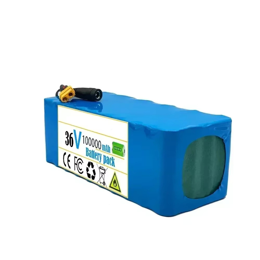 10S4P 36V 100Ah Lithium-Akku mit BMS und XT60-Anschluss in Blau für E-Bike und Elektroroller inklusive Ladegerät - Bild 3