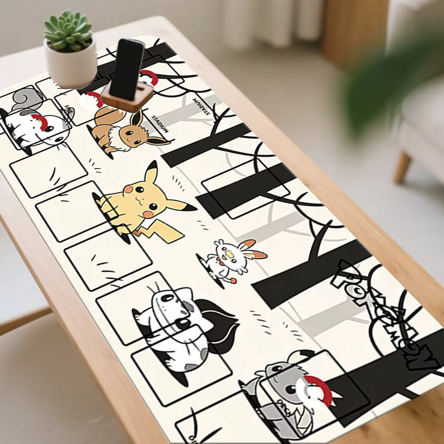 Potdemiel Pokémon Schwarz-Weiß, Gaming-Mauspad, Schreibtischunterlage - Bild 2