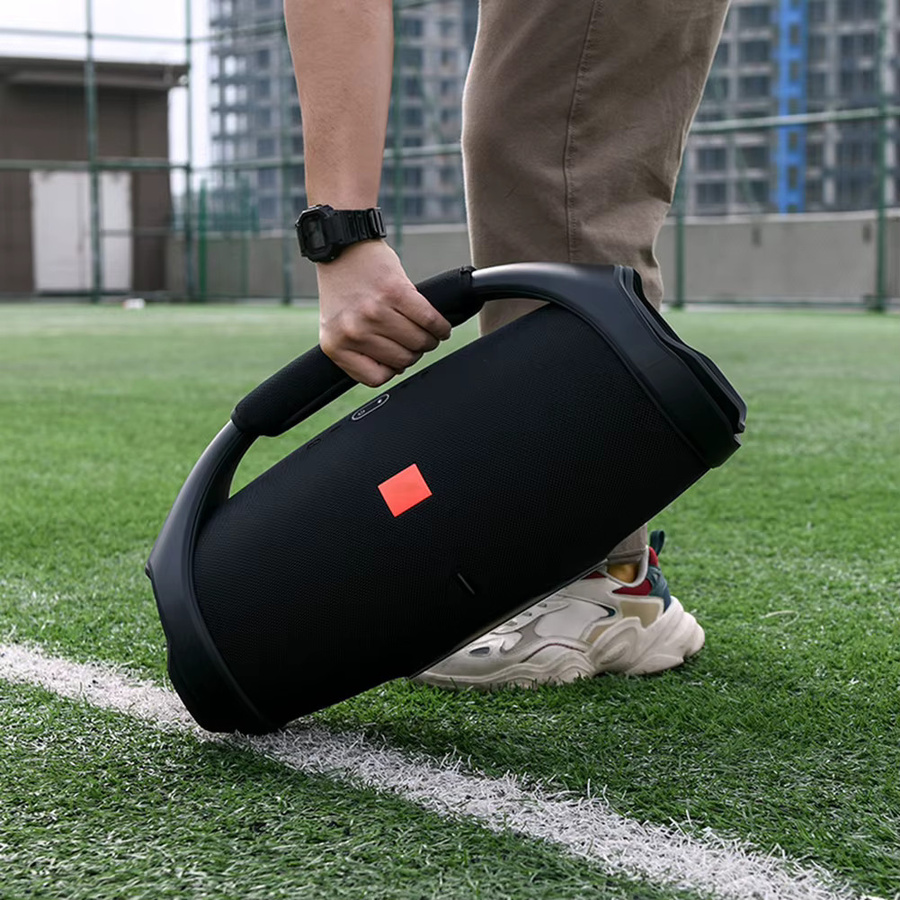 APWIKOGER Verdickter Lautsprechergriffgurt in Schwarz für Boombox 3/2/1, universelles Anti-Rutsch-Armband-Pad für kabellose Lautsprecher - Bild 6