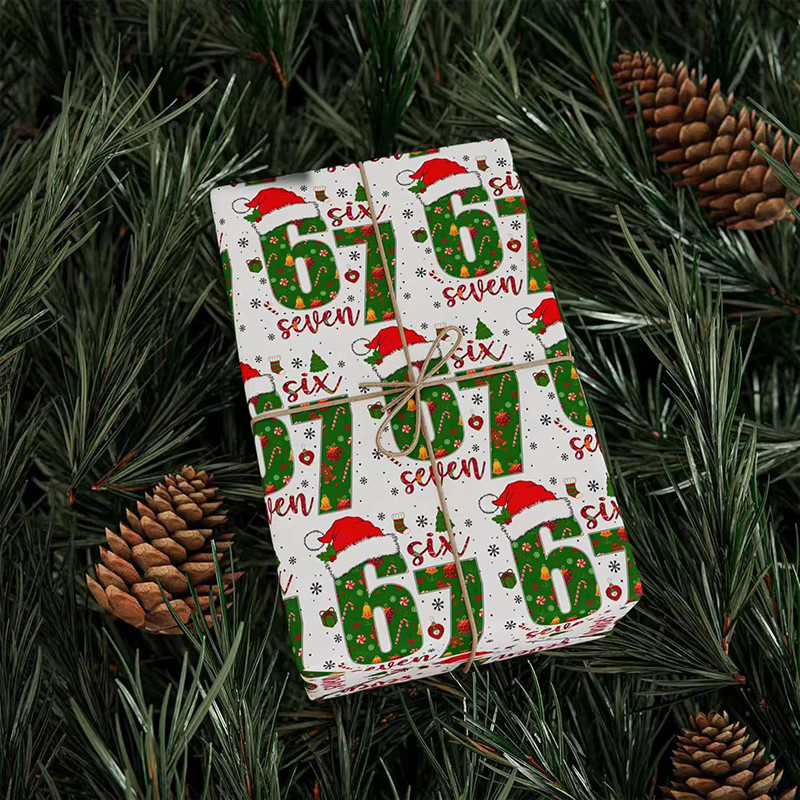 Buntes Weihnachtsgeschenkpapier und Seidenpapier Set für Kinder, Männer und Frauen in Mehrfarbig - Bild 2