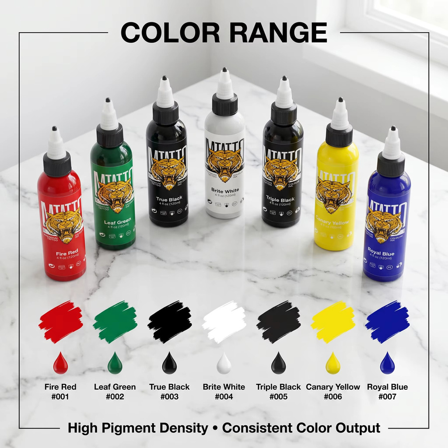 DMTATTOO Tattoo-Tinte, mehrfarbig, 120 ml, Unisex - Bild 2