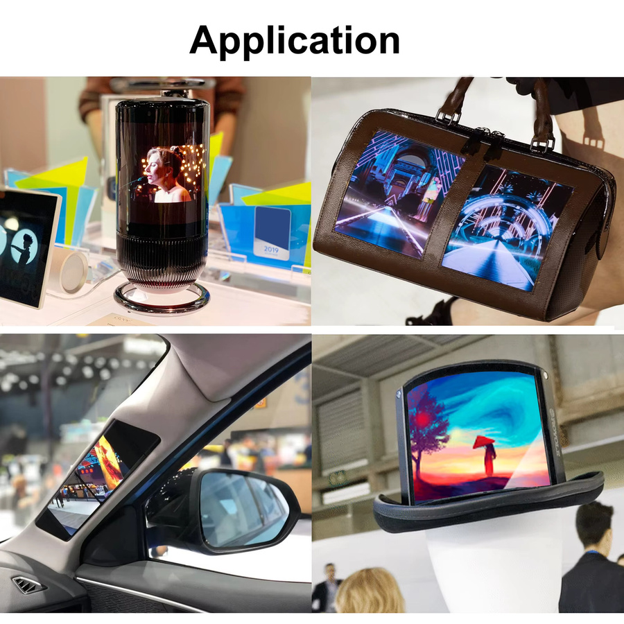 Wisecoco 6 Zoll flexibles OLED Display mit 2K-Auflösung 2880 x 1440 Pixeln in Multicolour für Raspberry Pi, PS4 und TV-Box - Bild 3