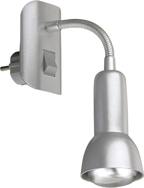 Briloner Steckerleuchte Paku schwenkbar Titanfarbig B: 7 cm, T: 22 cm, H: 14 cm - Bild 1