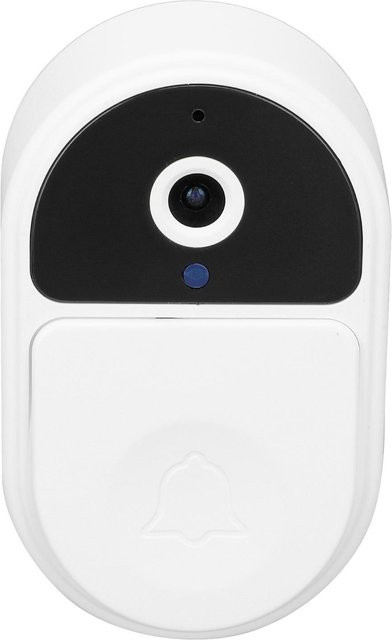Koogeelife Smart Video Türklingel WiFi mit 1080P Weitwinkel Kamera, Nachtsicht und App-Steuerung, Weiß - Bild 1