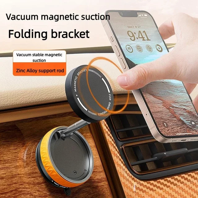 VIKEFON MagSafe Auto-Handyhalterung mit 360 Grad Verstellbarkeit für iPhone und Smartphones, universelle Halterung für Auto, Fitnessstudio, Spiegel oder Schreibtisch - Bild 1