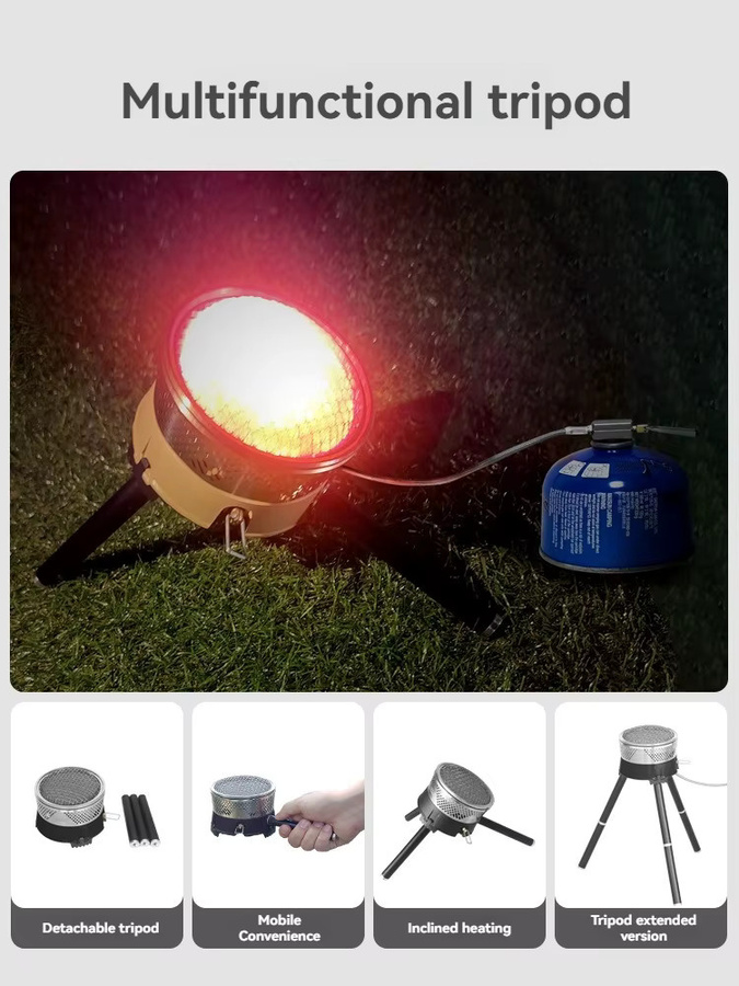 BRS-TS19 Reaktor Brenner mit Wärmesammel-Topf für Camping und Outdoor als tragbares Kochgeschirr für Butan-Herde - Bild 4