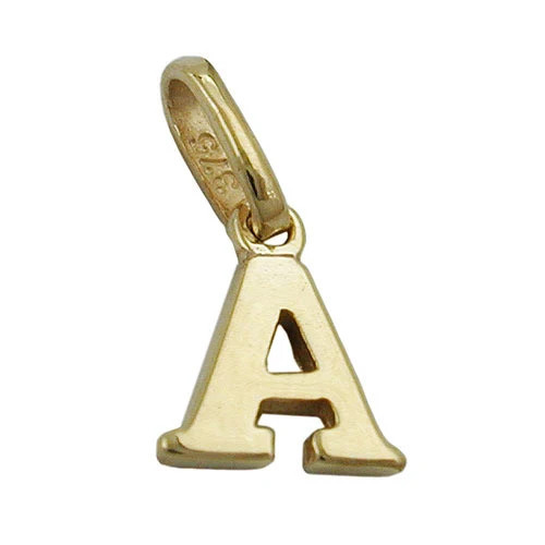 Colfem Anhänger Buchstabe A, 375 Gold, Unisex - Bild 1