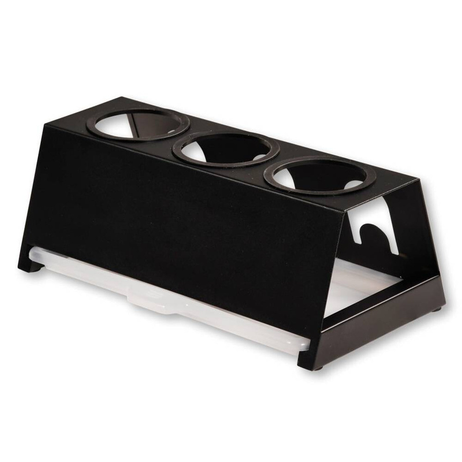 Kesper Flaschenhalter aus Metall in Schwarz, B/H/T: 17 x 12 x 32 cm - Bild 2