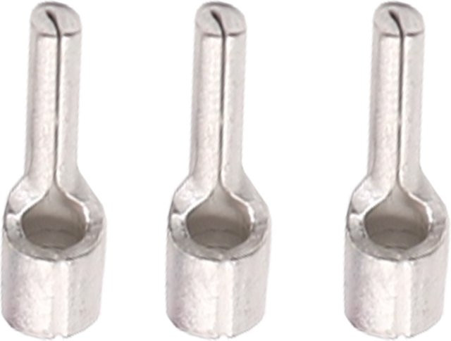 80 Stück PTN 50-20 Kupfer Elektrische Draht Kabel Stecker Nicht Isolierte Crimp Terminal Nadel Pin in Gold und Silber - Bild 1