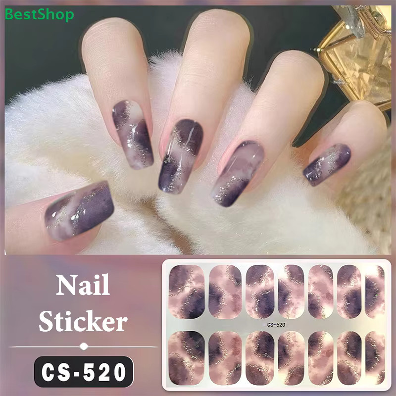 HNKMP Nail Art Sticker, Gradient Marble, Glänzend - Bild 3