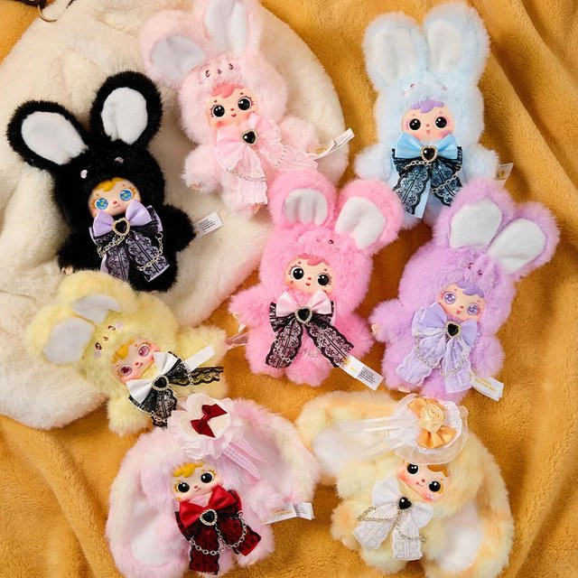 52TOYS Samuel Kaninchen Tagebuch-Serie, Plüsch Blindbox Rucksack-Anhänger, Kaninchen-Puppe - Bild 1