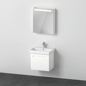 Duravit Möbel-Set No. 1 in Weiß Matt mit Anschlag rechts, Breite: 60 cm - Bild 1