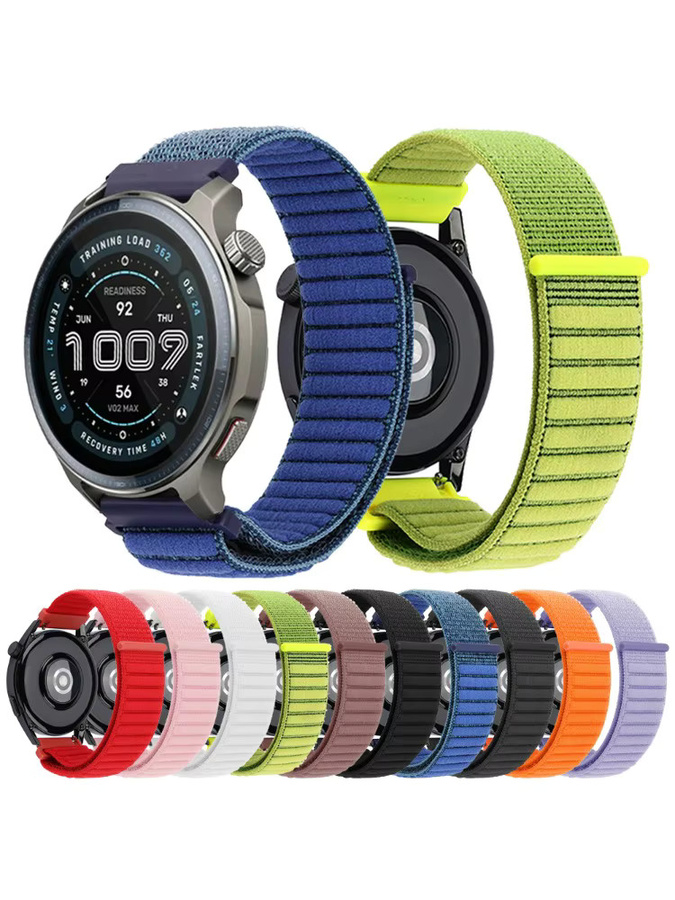 Amazfit Uhrenarmband Nylon, 20 mm, 22 mm, Unisex - Bild 5