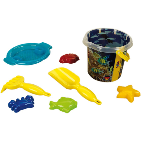 Theo Klein AquaAction Coral Reef Sandeimer Set mit Zubehör, Mehrfarbig, 1 Liter