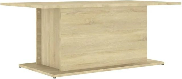 vidaXL Couchtisch Sonoma-Eiche in Braun und Beige aus Holzwerkstoff, B/T/H: 102 x 55,5 x 40 cm - Bild 1