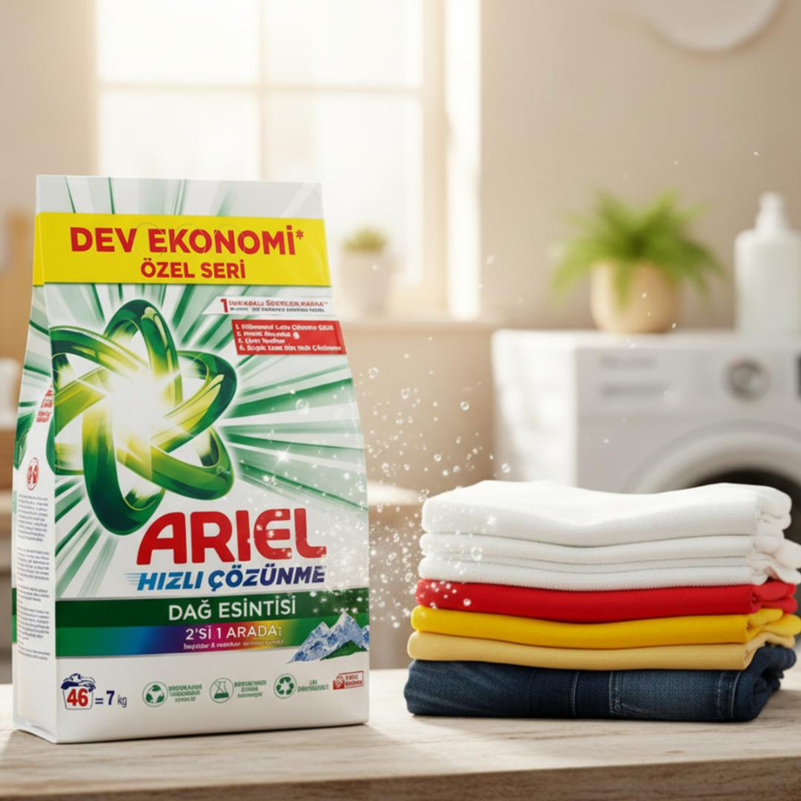 Ariel Waschpulver Universal Mountain Spring 46 Waschgänge 7kg multicolour - Bild 4