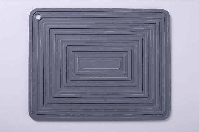 Wucifang Bags Silikon-Topfuntersetzer rechteckig, dunkelgrau, B: 28 cm, T: 22 cm - Bild 1