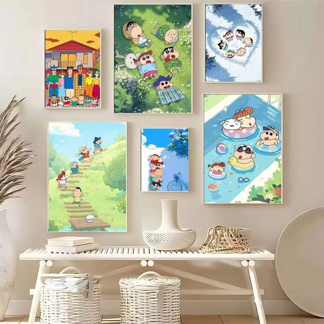 KAYOU Diamantmalerei Crayon Shin-chan Anime Diamant-Mosaik in Multicolour zur Wanddekoration - Bild 1