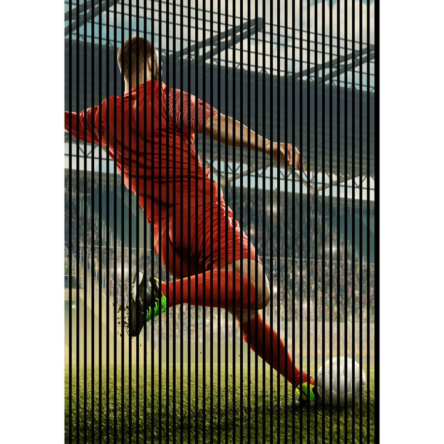 FN Acustico Akustikplatte Soccer 1 in Bunt mit PET und MDF, H x B x T: 2.400 x 1.693 x 19 mm - Bild 2