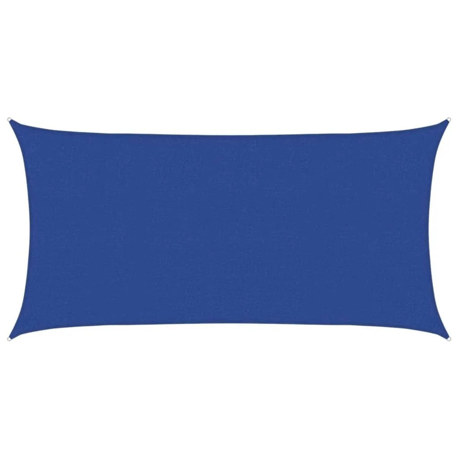 Furnicato Sonnensegel aus HDPE in Blau, Rechteckig, B x T: 4,5 x 2,5 m - Bild 2