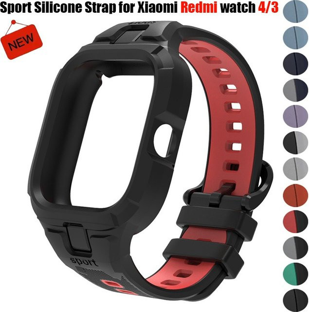 CAOWTAN Uhrenarmband Silikon, Unisex, für Xiaomi Redmi Watch5 4 Watch3 - Bild 1