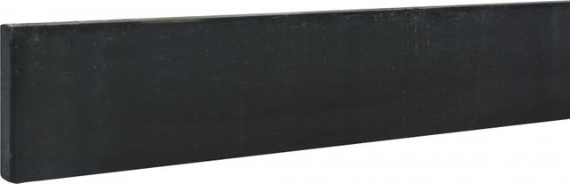 Betonplatte für Betonzaun oder Holzzaun in Anthrazit, B/H/T: 184 x 25 x 3,5 cm - Bild 1