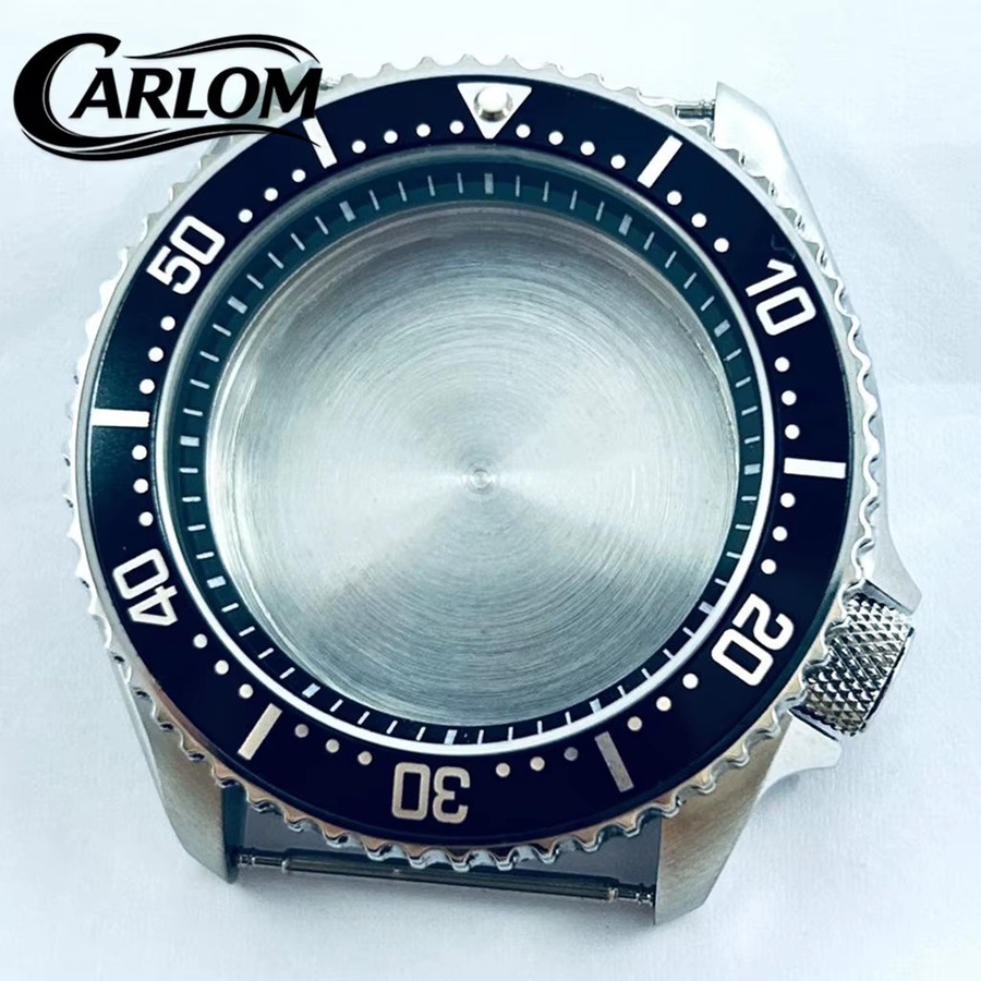 Carloms Uhrengehäuse Edelstahl, 42 mm, Silber, Unisex - Bild 1