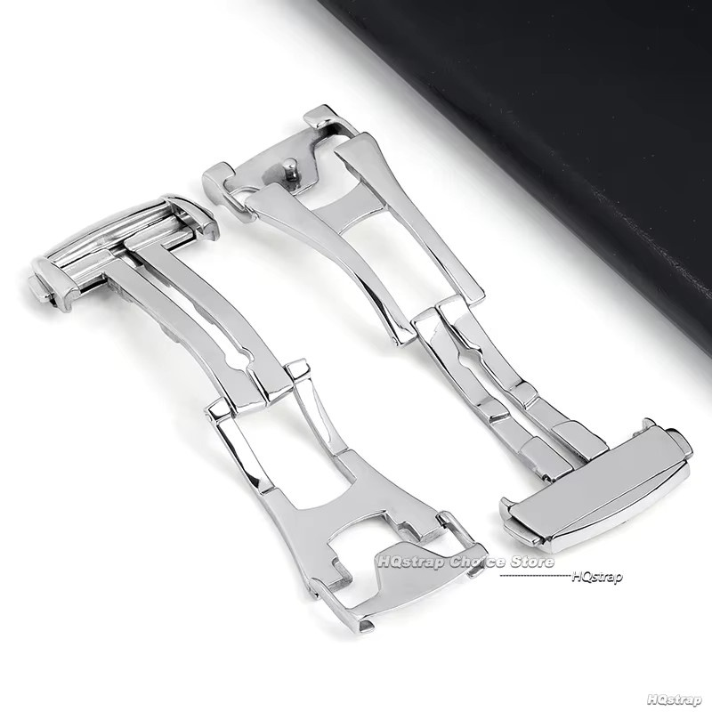HQstrap Uhrenschnalle Edelstahl, Faltschließe, Bicolor, Unisex - Bild 4